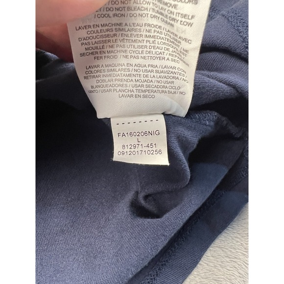 Air Jordan Shirt Men's Large Navy Graphic Logo 1992 Long Sleeve Pullover - Picture 8 of 9